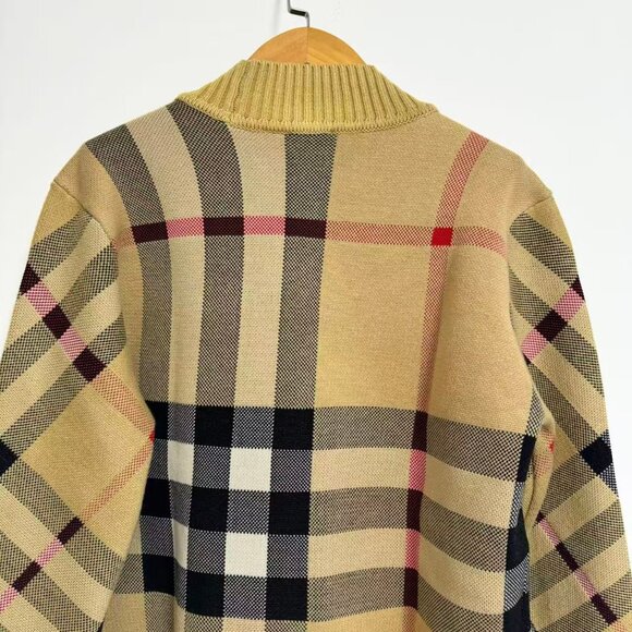 Burberry Vintage Check V-neck cardigan - Picture 9 of 12